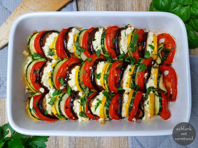 Ratatouille aus dem Ofen low carb Rezept