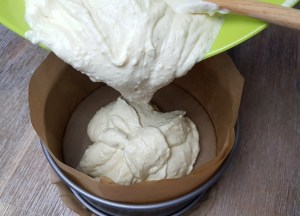 Käsekuchen backen