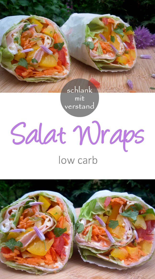 Salat Wraps low carb Rezept