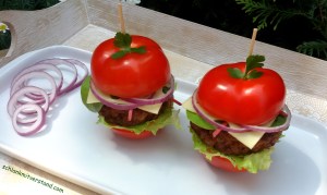 Tomatenburger low carb