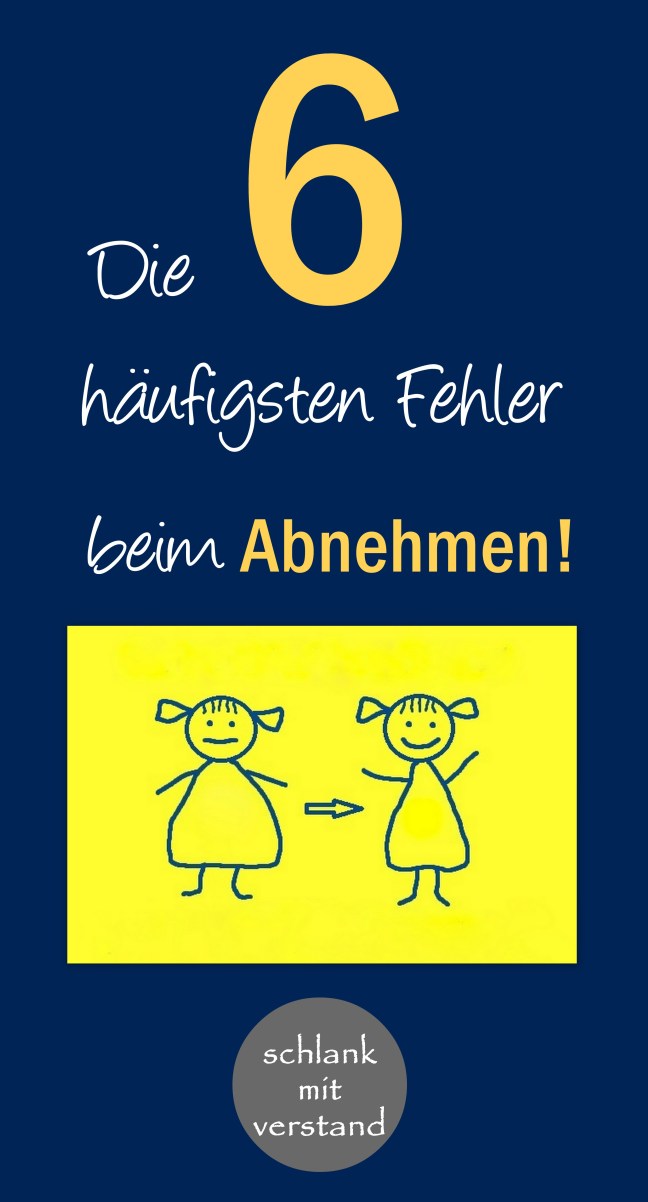 Die 6 häufigsten Fehler beim Abnehmen