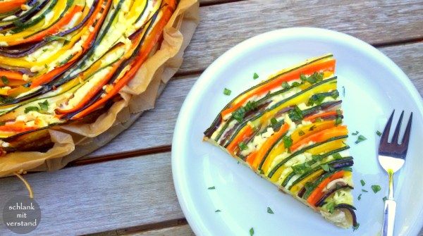 Gemüse-Quiche low carb vegetarisch