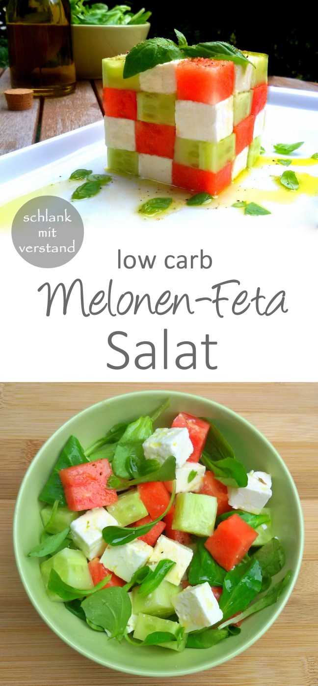 Melonen-Feta Salat low carb