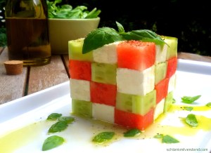 Melonen-Feta-Salat low carb