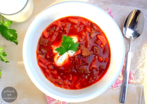 Borschtsch low carb Rezept
