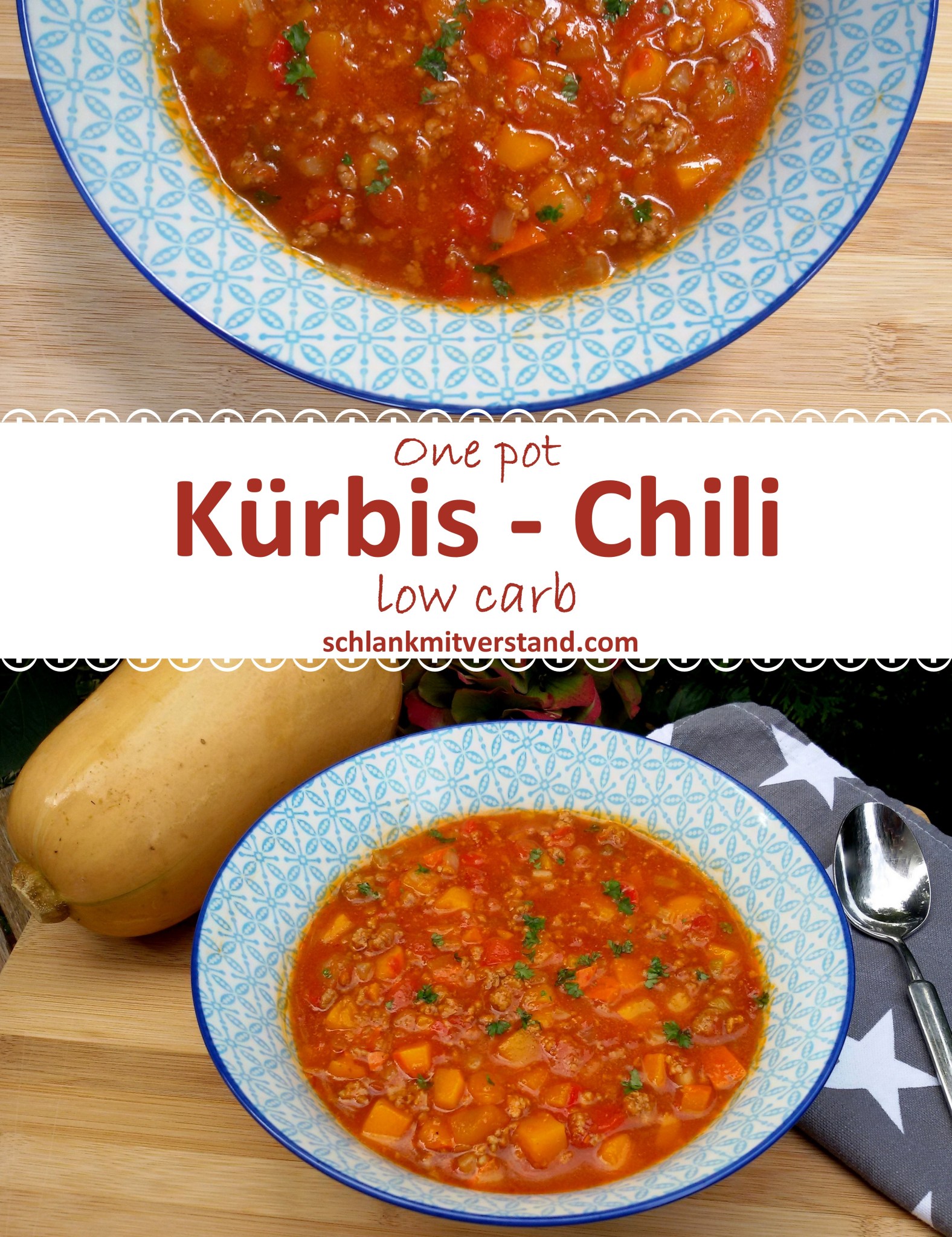 low carb Kürbis-Chili Rezept