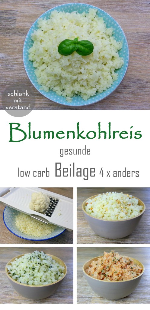 Blumenkohlreis low carb Rezept