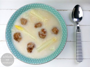 Spargelsuppe low carb Rezept