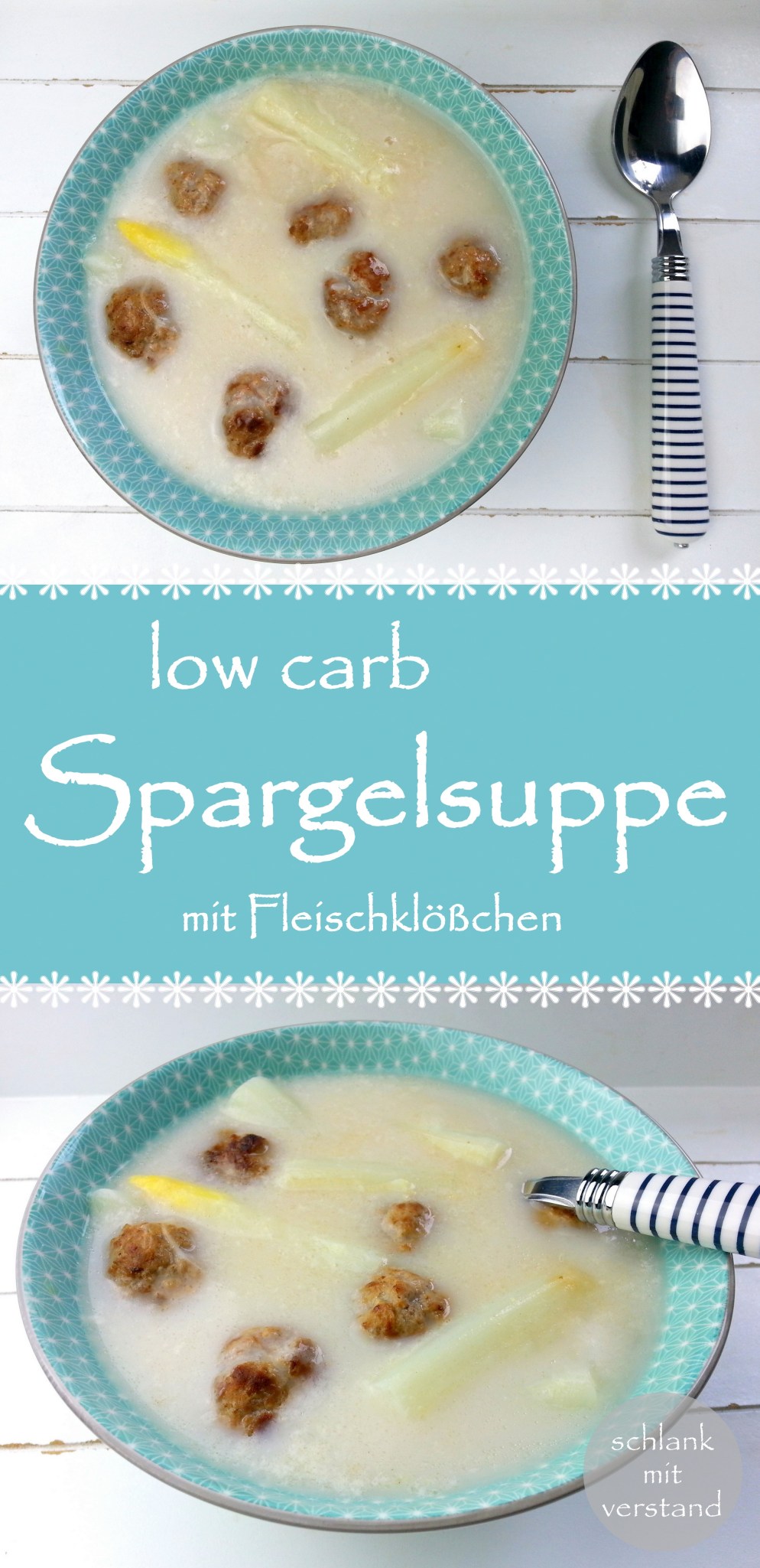 Spargelsuppe low carb Rezept