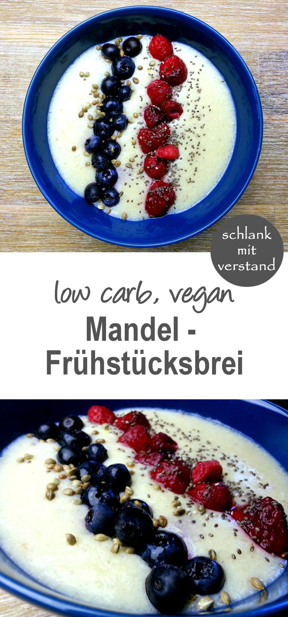 low carb Mandel-Frühstücksbrei