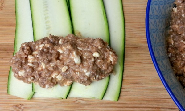 Zucchini-Cannelloni low carb