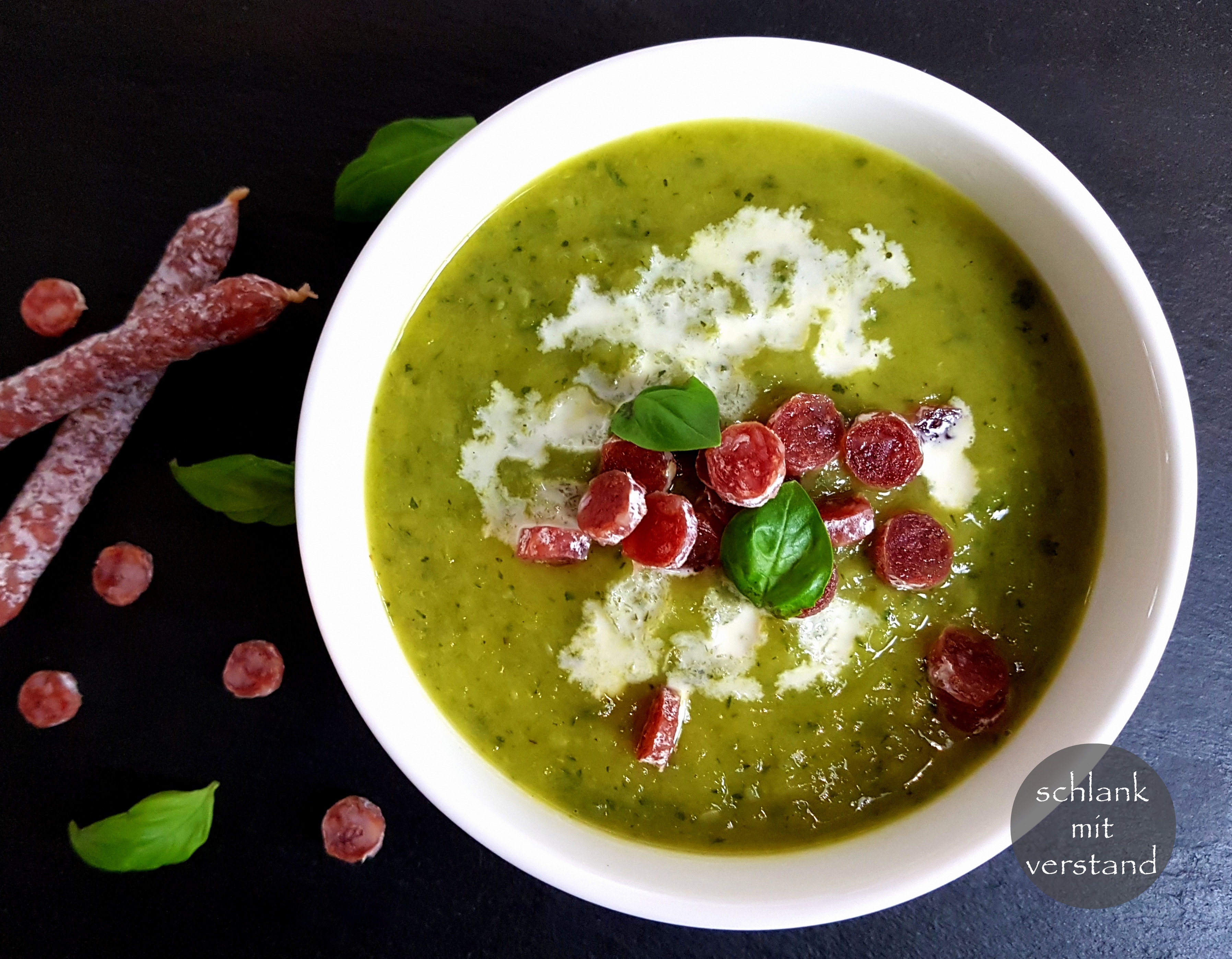 low carb Zucchinisuppe