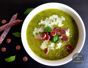 low carb Zucchinisuppe