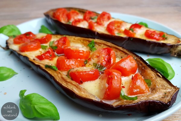 low carb Gefüllte Auberginen Rezept