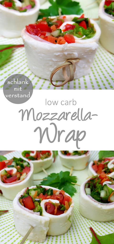 low carb Mozzarella Wrap Rezept