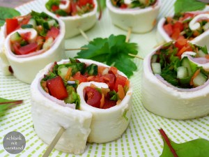 Mozzarella Wrap low carb Rezept