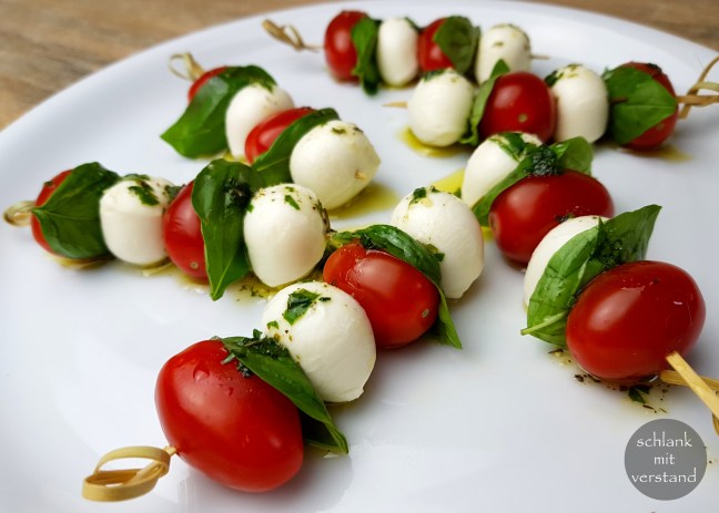 Fingerfood Tomate Mozzarella low carb