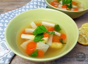 low carb Gemüsesuppe einfach und schnell