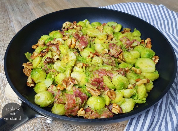 low carb Rosenkohlpfanne Rezept