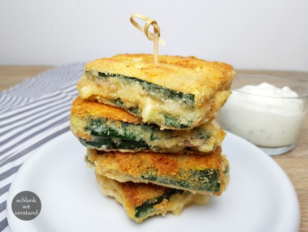 Zucchini Cordon bleu low carb Rezept