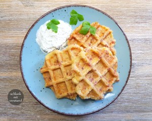 käse-schinken-waffeln low carb rezept