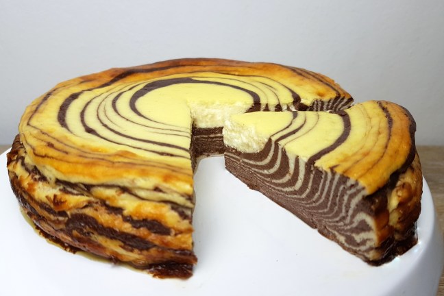 low carb Zebra Kuchen