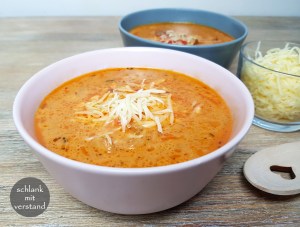 pizzasuppe low carb rezept