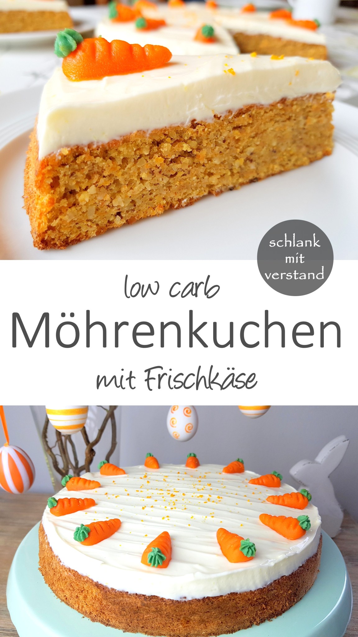 Möhrenkuchen low carb