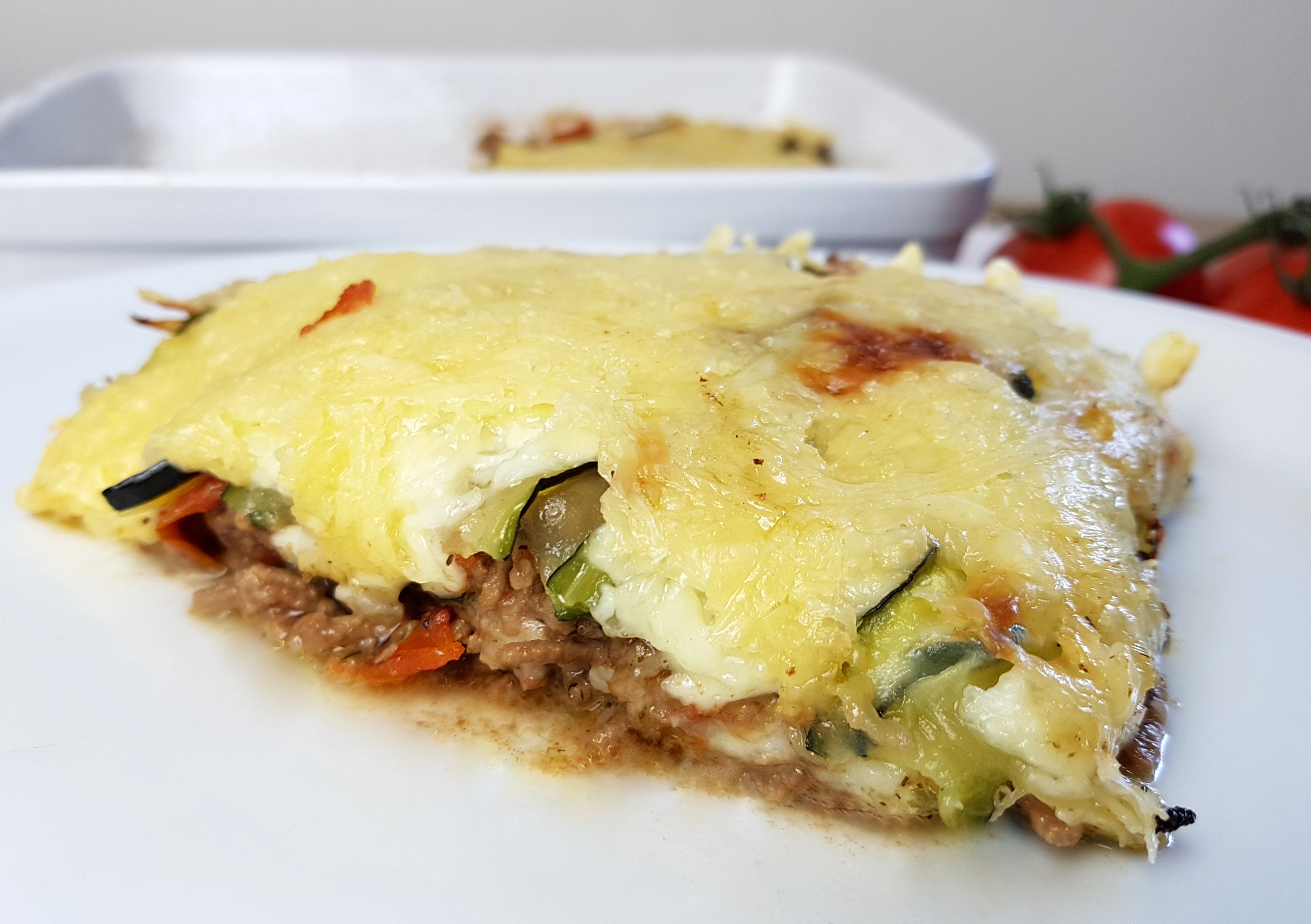 low carb Zucchini Lasagne Rezept