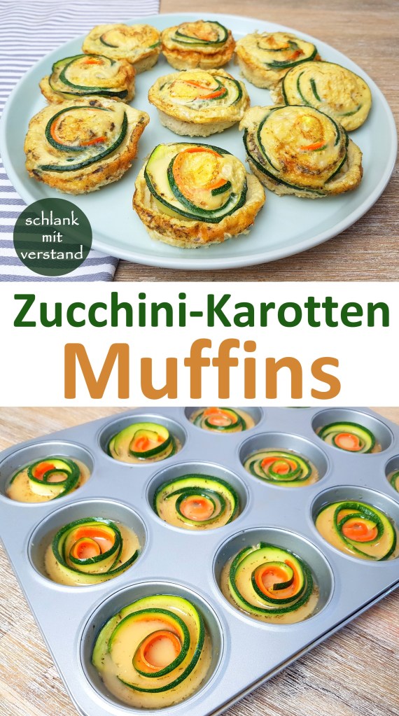 Zucchini-Karotten Muffins low carb