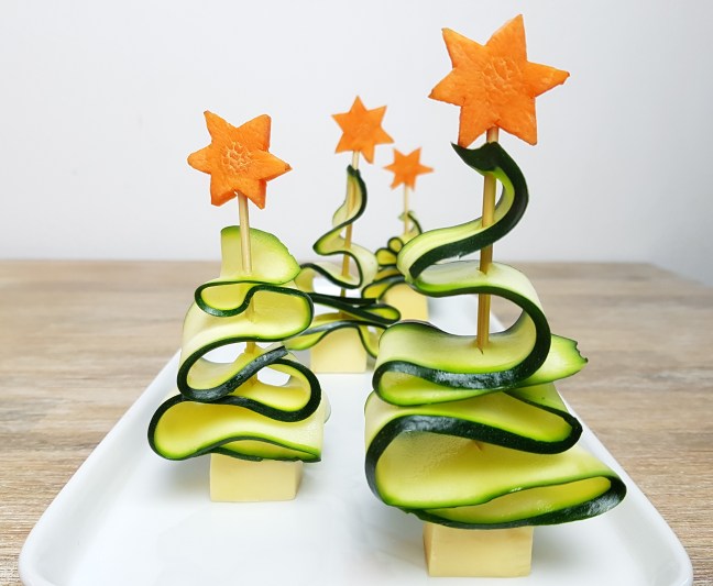 low carb Käsespieße Weihnachten