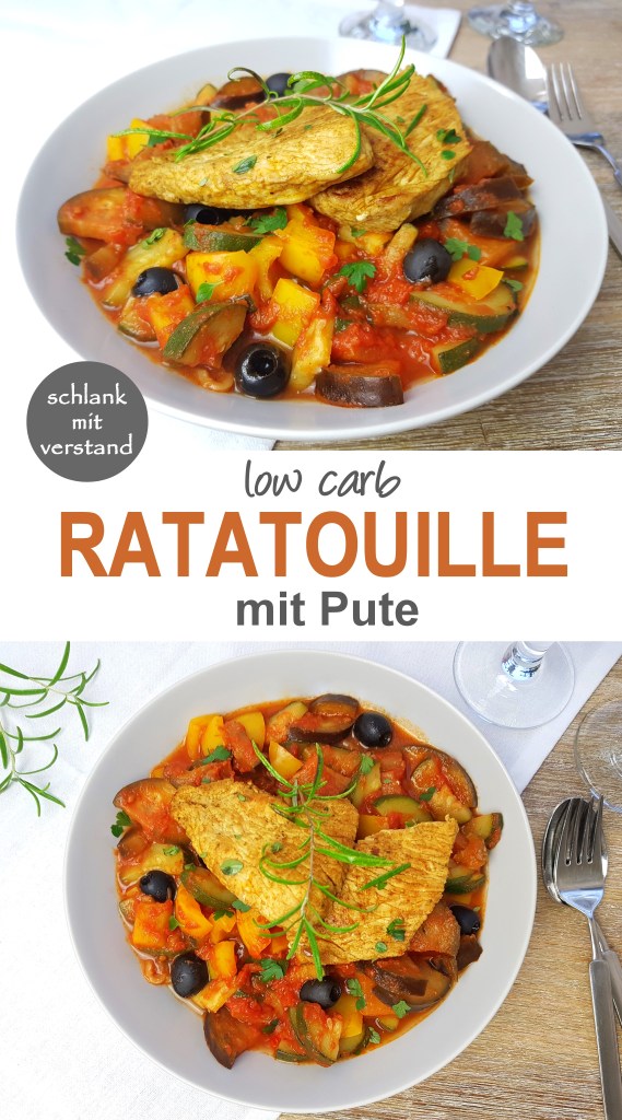 Ratatouille mit Pute low carb