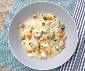 Hühnerfrikassee low carb Rezept