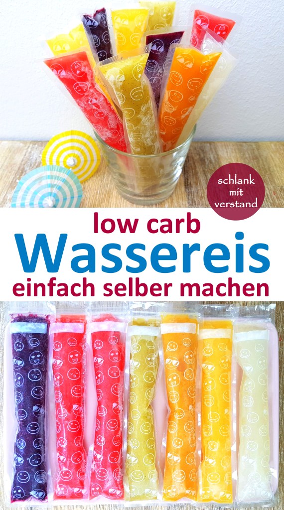 Wassereis low carb selber machen