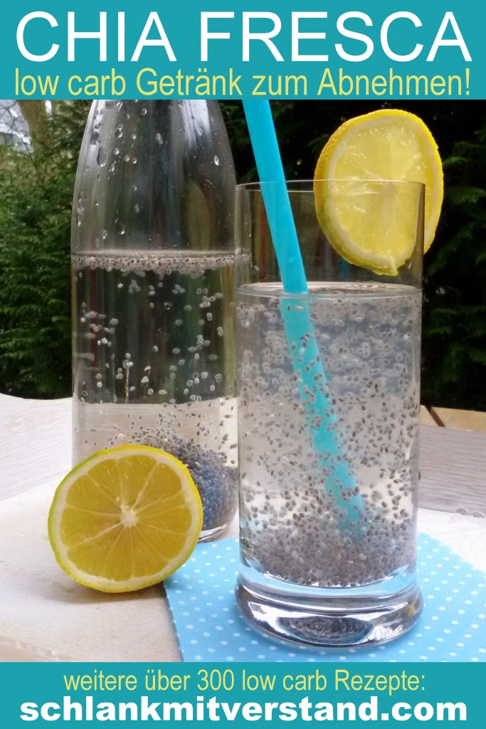Chia Fresca - low carb Getränk - Rezept zum Abnehmen