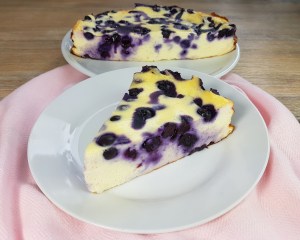 low carb Blaubeer Käsekuchen Rezept